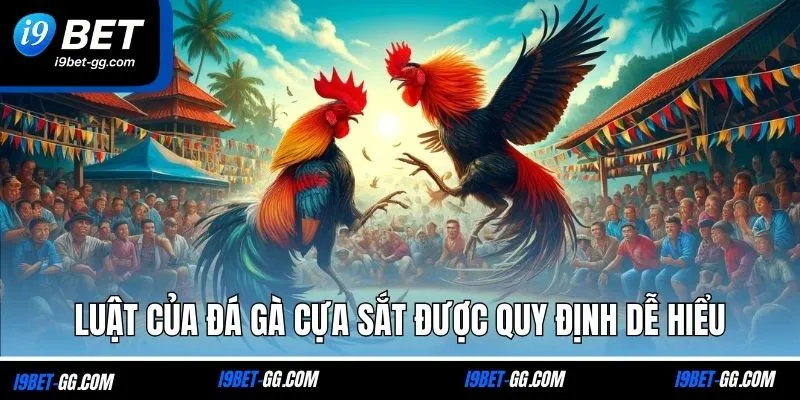 Luật của đá gà cựa sắt được quy định dễ hiểu